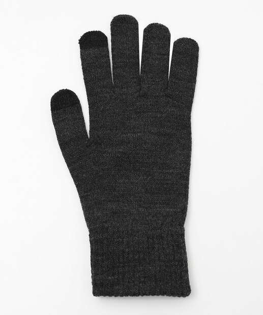 Luvas Masculina Tricô Marisa Preto