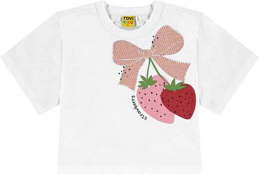 Image_Blusa Infantil Manga Curta Rovi Kids Branco