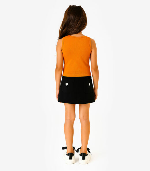 Regata Infantil Menina Select Laranja