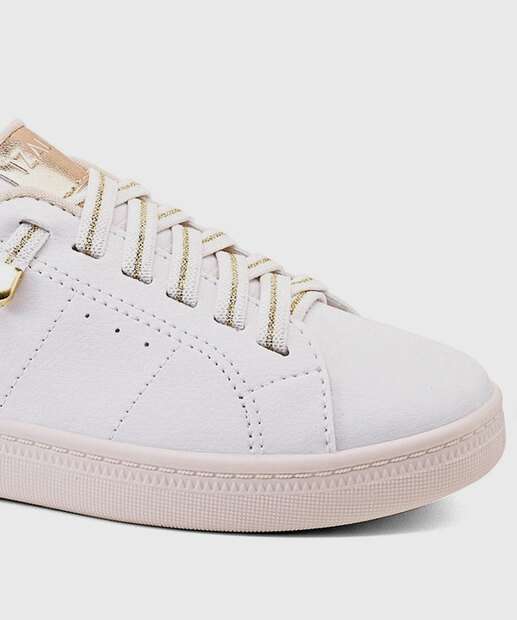 Tênis Infantil Casual Recorte Marisa Branco