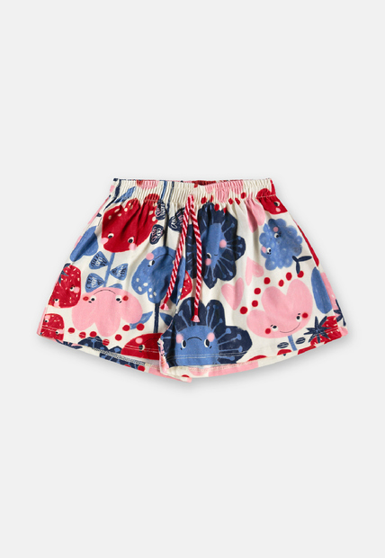 Conjunto Tulipa Blusa Shorts Três e Já