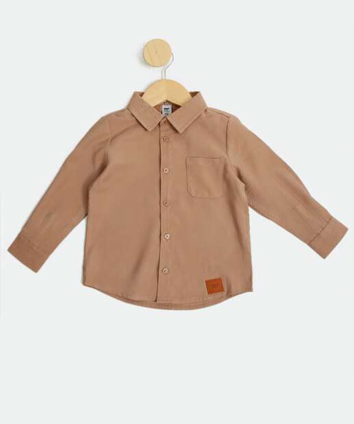 Camisa Infantil Manga Longa Capuz MR Tam 1 a 4