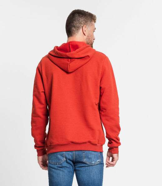 Blusão Com Capuz Masculino Diametro Laranja