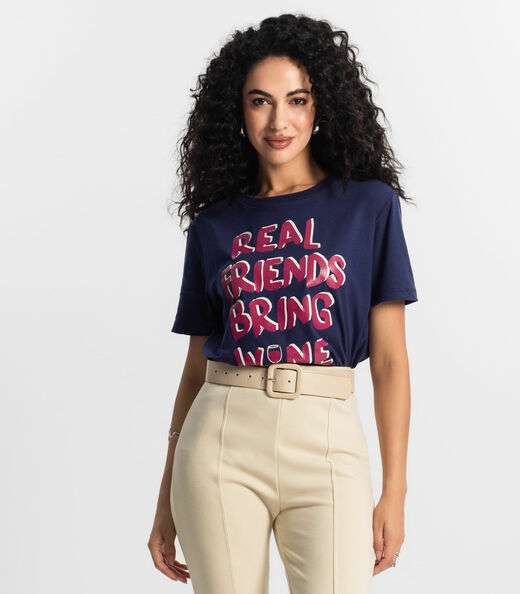 Image_T-Shirt Feminina Estampada Rovitex Azul