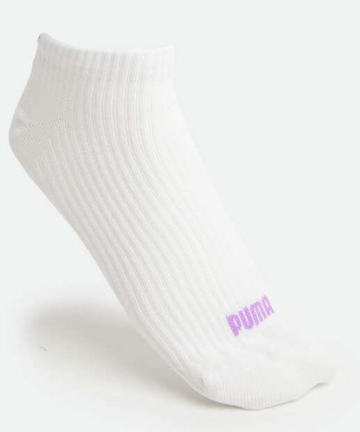 Kit 2 Pares Meias Cano Curto Feminina Puma