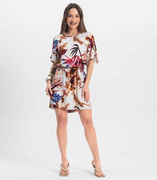 Vestido Adulto Feminino Infinita Cor Rosa