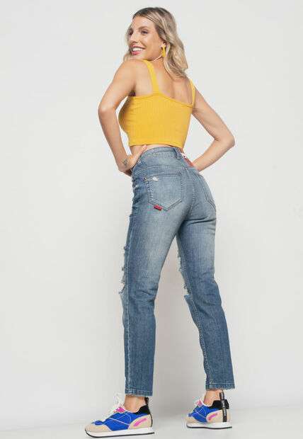 Cropped  Top Faixa Comfy Malha Canelada Mostarda Salvatore Fashion