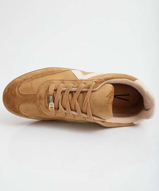 Tênis Casual Feminino Recortes Vizzano