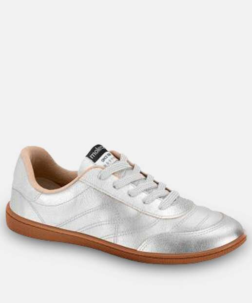 Image_Tênis Casual Feminino Metalizado Moleca Prateado