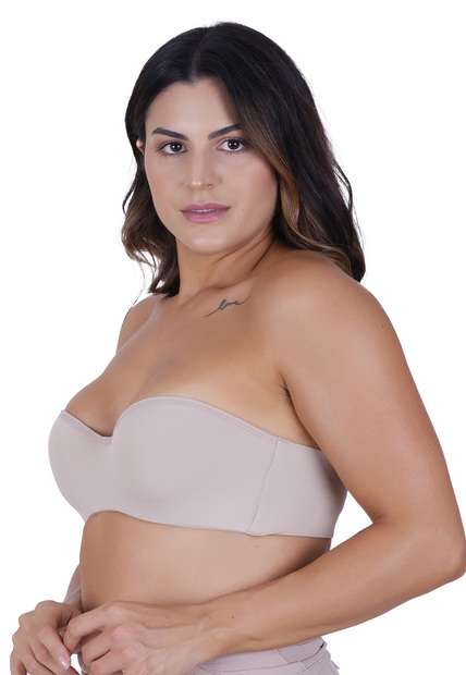 Sutiã Bustier Nest Concept Lingerie Bege