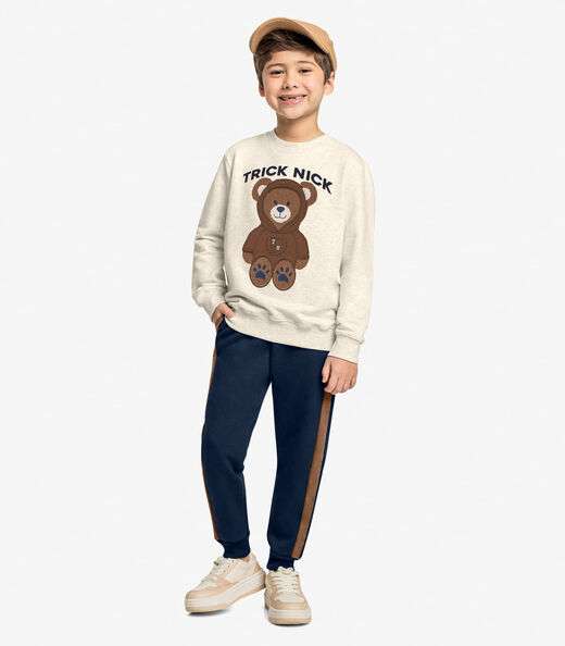 Image_Conjunto Blusão Com Calça Trick Nick Bege