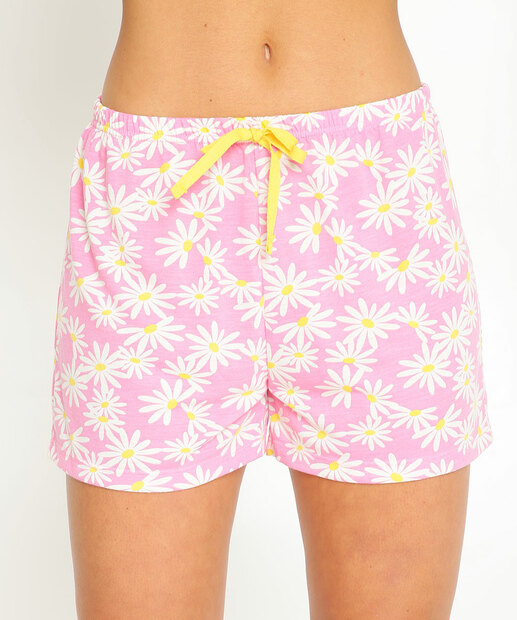 Pijama Americano Feminino Margaridas Marisa