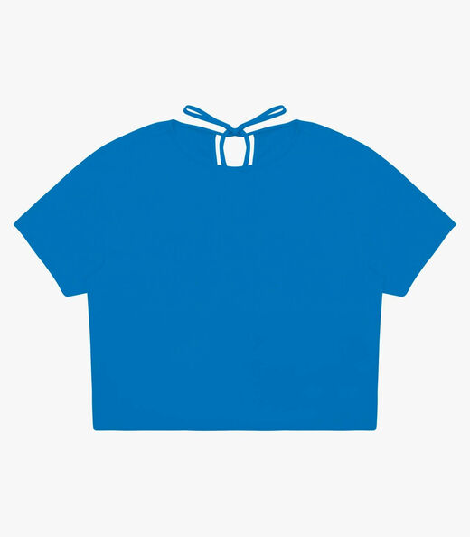 Image_Blusa Feminina Box Em Tecido Viscose Rovitex Azul