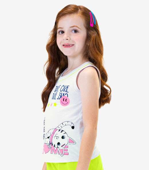 Regata Infantil Feminina Rovi Kids Branco