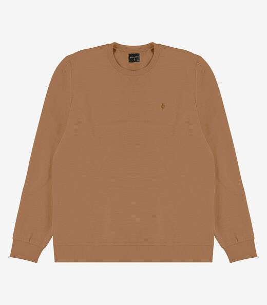 Blusão Masculino Básico Diametro Marrom