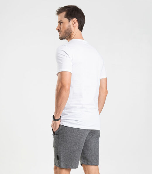 Bermuda Moletom Masculina Diametro Cinza