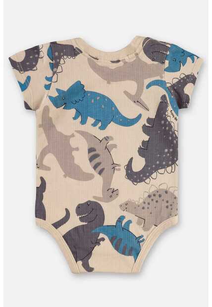 Conjunto Body Dino e Bermuda Bebê Up Baby