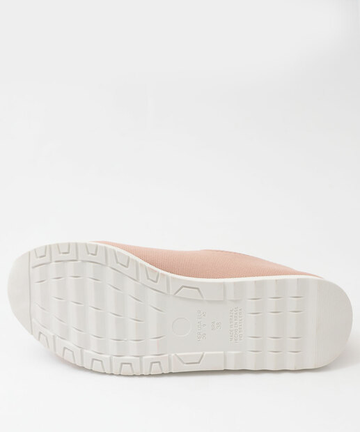 Tênis Casual Slip On Feminino Via Uno Bege