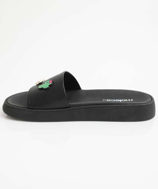 Chinelo Feminino Slide Moleca Preto