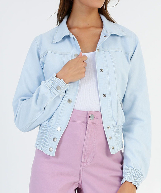 Jaqueta Feminina Jeans Botões Biotipo