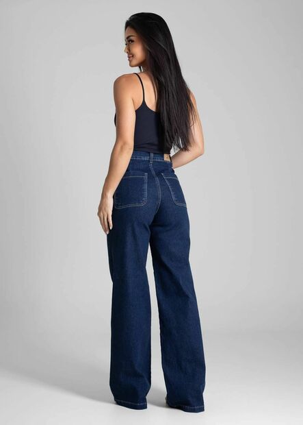 Calça Jeans Sawary Wide Leg - 281386