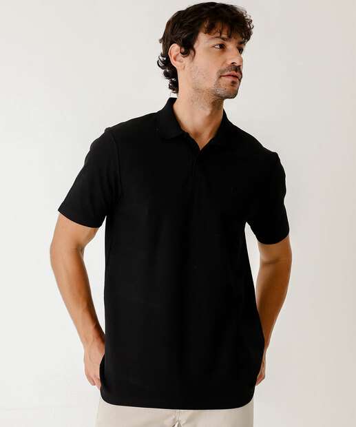 Polo Masculina Manga Curta MR