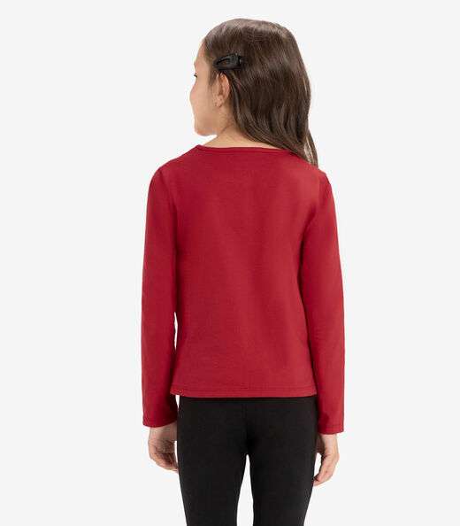 Blusa Manga Longa Rovi Kids Vermelho