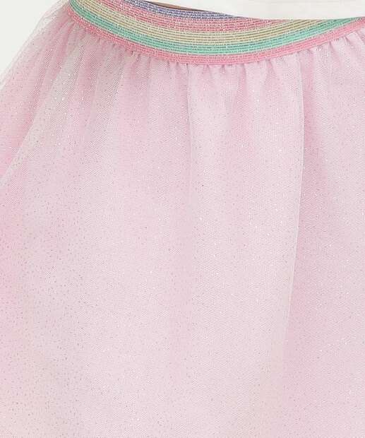 Conjunto Infantil Estampa Flores Marisa Tam 4 a 10