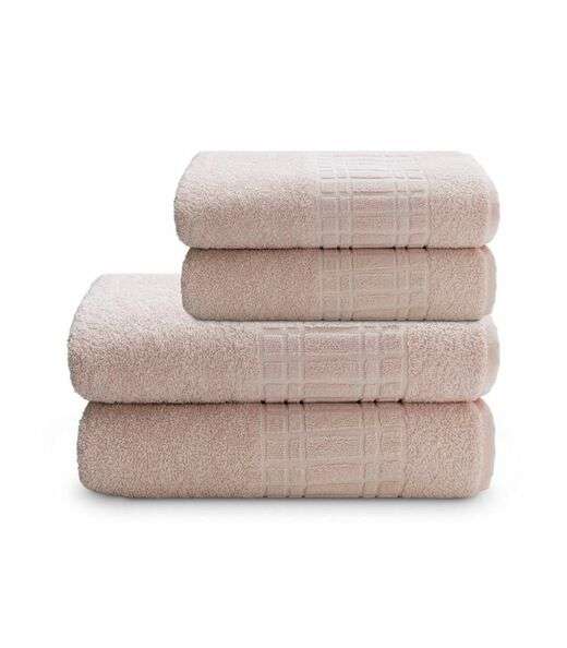 Toalha De Rosto Loft Por Cor Camesa Rosa