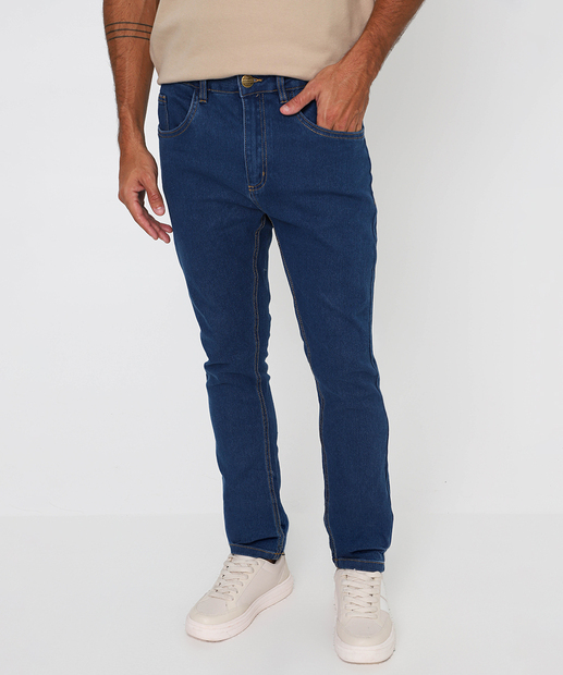 Calça Masculina Jeans Skinny Jezzian Azul