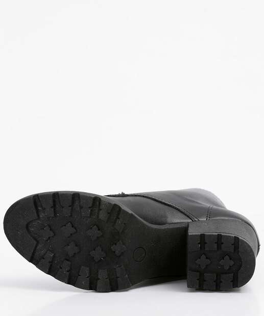 Coturno Feminino Salto Grosso Tratorado Via Uno 