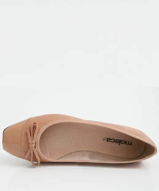 Sapatilha Feminina Recorte Moleca Bege