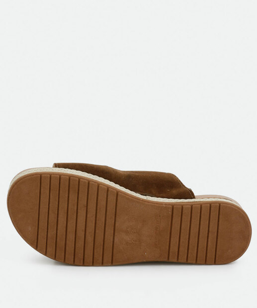 Rasteirinha Feminina Birken Fivelas Tressê Marisa