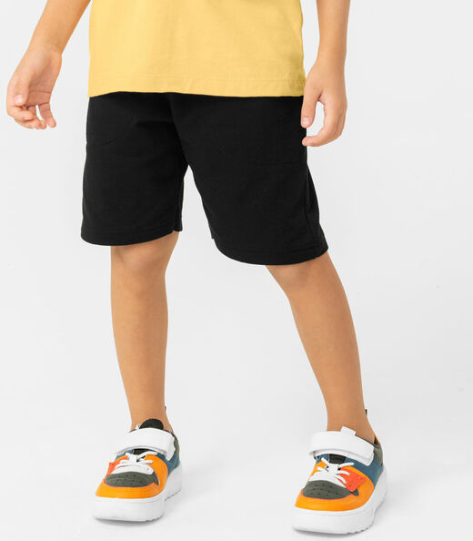 Image_Bermuda Básica Infantil Masculina Rovitex Kids Preto