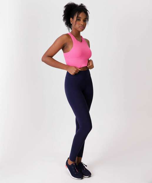 Top Fitness Nadador Sem Costura Marisa