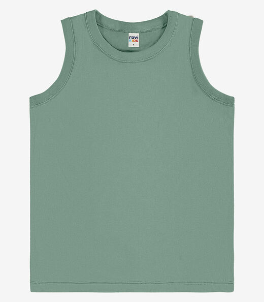 Regata Básica Infantil Masculina Rovi Kids Verde