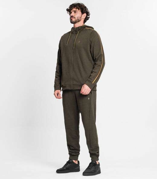 Jaqueta Com Capuz Masculina Diametro Verde