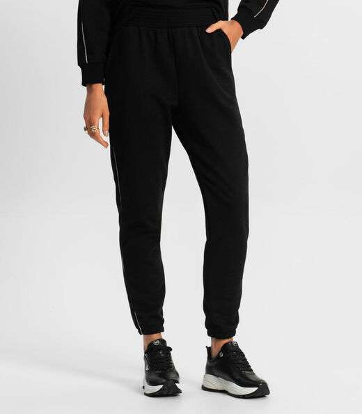 Conjunto Blusão com Calça Feminino Rovitex Preto