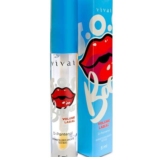 Brilho Labial Sos Bocão Incolor Vivai