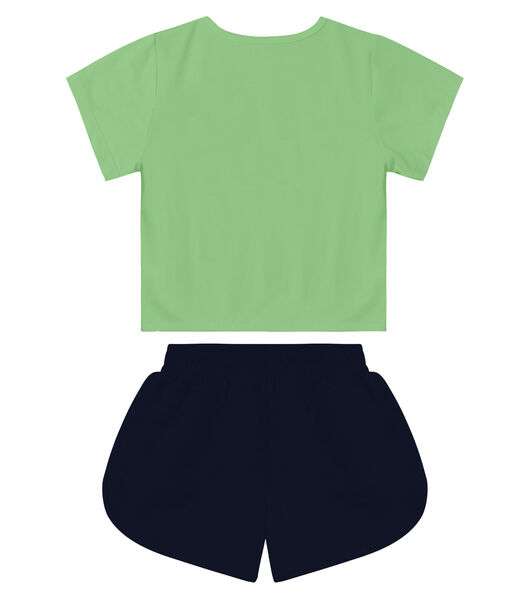 Conjunto Infantil Feminino Skate Rovitex Kids Verde