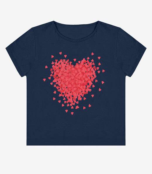 Image_Blusa Feminina Manga Curta Estampada Select Azul