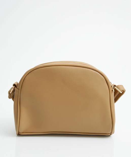 Bolsa Transversal Crossbody Feminina Matelassê Marisa Bege