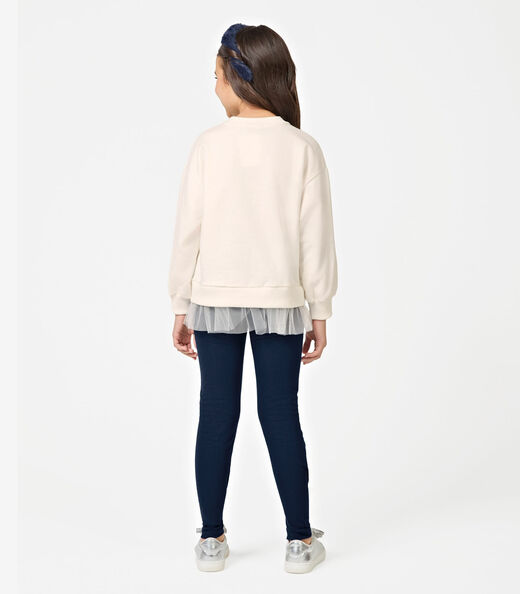 Conjunto Blusão com Legging Feminino Trick Nick Bege