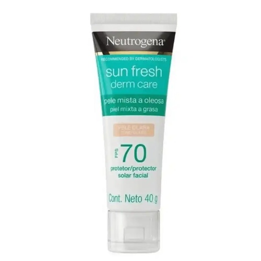 Image_Kit com 2 Unidades de Neutrogena Sun Fresh Protetor Solar Facial Derm Care FPS70