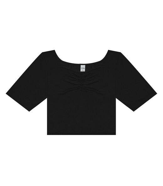 Blusa Feminina Manga Curta Rovitex Preto