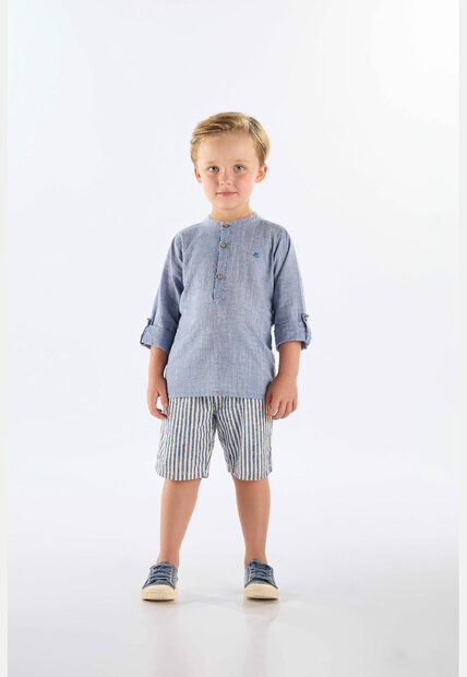 Bermuda Listrada Infantil Up Baby