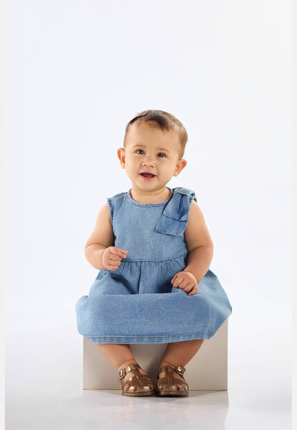 Image_Vestido Jeans Elastano Laço Ombro Up Baby