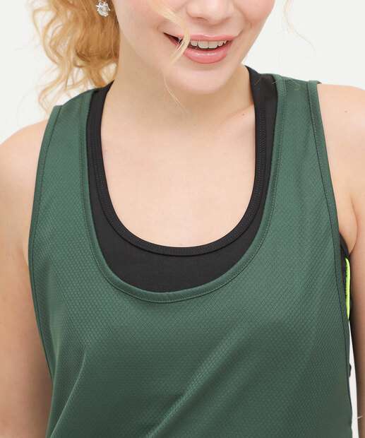Blusa Regata Feminina Fitness Marisa
