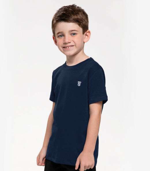 Camiseta Infantil Masculina Trick Nick Azul