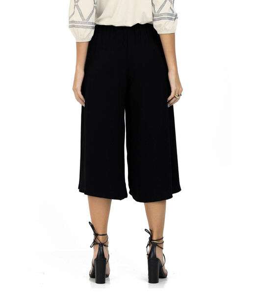 Calça Feminina Pantacourt Viscose Modena Endless Preto